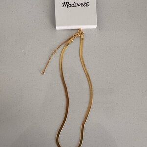 Madewell Gold-Tone Snake Chain Necklace